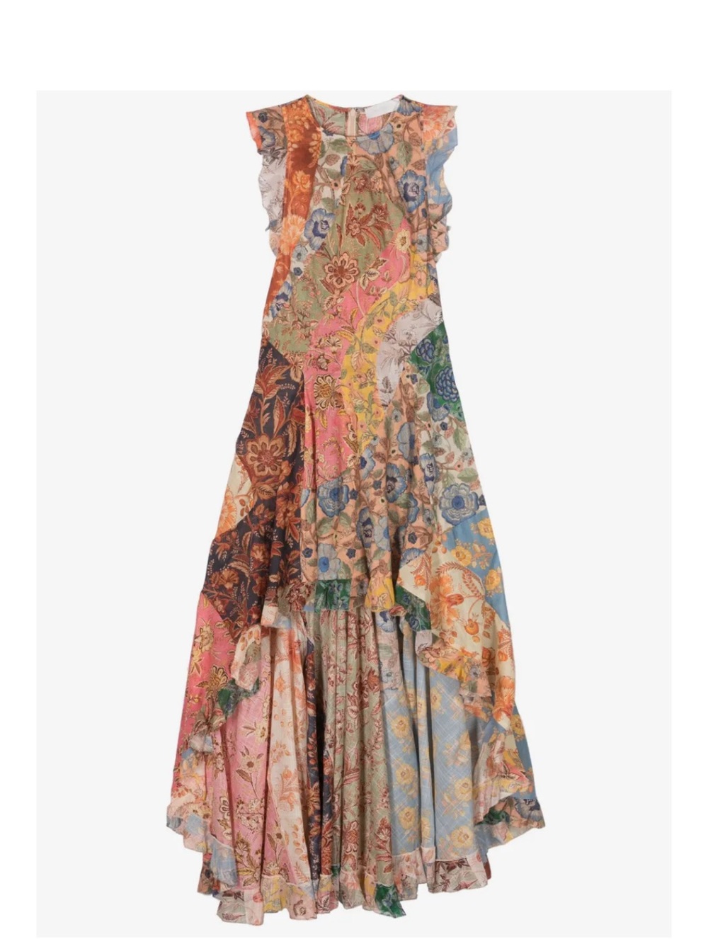 Zimmermann Multi-Panel Floral Patchwork Maxi Dress